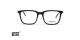 عینک طبی کائوچویی مون بلان -  رنگ مشکی - عکس زاویه روبرو