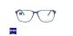 عینک طبی کائوچویی - تیتانیوم زایس ZEISS ZS10010 - سرمه ای - عکاسی وحدت - زاویه روبرو 