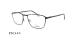 عینک طبی مستطیلی اگا - OGA 10116O - مشکی - عکاسی وحدت - زاویه سه رخ