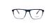 عینک طبی اوگا فریم کائوچویی با دسته تیتانیومی به آبی تیره و روشن - عکس از زاویه روبرو