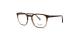 عینک طبی اوگا فریم کائوچویی مربعی به رنگ قهوه ای با رگه های تیره و روشن - عکس از زاویه سه رخ