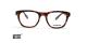 عینک طبی مون بلان فریم کائوچویی مربعی ضخیم رنگ قهوه ای هاوانا - عکس از زاویه روبرو