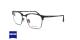 عینک طبی تیتانومی زایس ZEISS ZS30008 - مشکی - عکاسی وحدت - زاویه سه رخ 