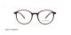 عینک طبی گرد لئوولنتی - LEO VALENTI LV468- عکاسی وحدت - عکس زاویه روبرو
