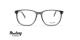 عینک طبی کائوچویی مربعی موستانگ - فریم طوسی - عکس از زاویه روبرو