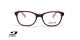 عینک طبی زنانه جولبو فریم کائوچویی شبه گربه ای رنگ بنفش تیره و روشن - عکس از زاویه روبرو