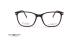 عینک طبی سنترو استایل رویه دار فریم کائوچویی مربعی رنگ مشکی و قرمز و دو رویه آفتابی - عکس از زاویه روبرو