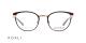 عینک طبی گربه ای کوالی - KOALI 20030K- رنگ زرشکی و صورتی - اپتیک وحدت- عکس زاویه روبرو