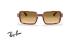 عینک آفتابی کائوچویی مستطیل ری بن مدل بِنجی - Ray Ban BENJI RB2189 - عکس از زاویه روبرو