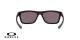 عینک آفتابی اوکلی - با عدسی های پریزم از داخل خاکستری از بیرون جیوه ای بدنه مشکی - ویژه فروش آنلاین - زاویه داخل