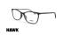 عینک طبی گربه ای هاوک - HAWK HW7121 - مشکی - عکاسی وحدت - زاویه سه رخ 