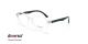 عینک طبی بچگانه دیورسو - DIVERSO DV1406 - سفید مشکی  - عکاسی وحدت - زاویه سه رخ 