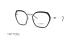 عینک طبی فلزی و کائوچوی لایتک - LIGHTEC 30196L - رنگ مشکی و طلایی - عکس از زاویه سه رخ