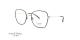 عینک طبی فلزی پروانه ای مورل1880 - MOREL 60102M - رنگ مشکی و طلایی - عکس از زاویه سه رخ