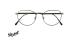 عینک طبی فلزی گرد پرسول - رنگ نقره ای - عکس از زاویه روبرو