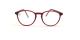 عینک کامپیوتر آماده  اُپال فریم کائوچویی بیضی شکل و جگری - عکس از زاویه روبرو