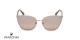 عینک گربه ای فلزی سواروسکی  -SWAROVSKI SW167- فریم طلایی - اپتیک وحدت - عکس زاویه روبرو