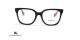 عینک طبی بربری فریم کائوچویی مربعی مشکی ضخیم - عکس از زاویه روبرو
