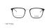 عینک طبی مستطیلی لایتک -LIGHTEC 30178L - عکس از زاویه روبرو