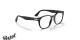 عینک طبی کائوچویی مشکی رنگ پرسول - زاویه سه رخ