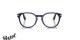 عینک طبی شبه مربعی آبی رنگ پرسول - زاویه روبرو