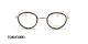 عینک طبی بیضی تام فورد - TOM FORD TF5521 - قهوه ای طلایی - عکاسی وحدت - زاویه روبرو