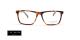 عینک طبی کائوچویی مستطیلی تد بیکر - رنگ قهوه ای هاوانا - عکس زاویه روبرو