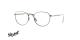 عینک طبی فلزی گرد پرسول - رنگ نقره ای - عکس از زاویه سه رخ