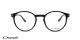 عینک طبی گرد اوسه - اپتیک وحدت - عکس از زاویه سه رخ