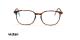 عینک آماده بلوکنترل مربعی ویستان VISTAN OB1028 XL - قهوه ای هاوانا - عکاسی وحدت - زاویه روبرو