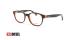 عینک طبی بیضی دیزل - DIESEL DL5243 - مشکی نارنجی - عکاسی وحدت - زاویه سه رخ 