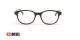 عینک طبی بیضی دیزل - DIESEL DL5243 - مشکی نارنجی - عکاسی وحدت - زاویه روبرو