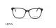 عینک طبی مستطیلی لنا - LENA LE527 -مشکی - عکاسی وحدت - زاویه روبرو