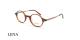 عینک طبی گربه ای لنا - LENA LE544 - قهوه ای - عکاسی وحدت - زاویه سه رخ 