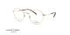 عینک طبی فلزی مورل1880 - MOREL 60074M - عکس از زاویه سه رخ