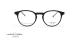 عینک طبی گرد مورل 1880 - MOREL 60093M - عکس از زاویه روبرو