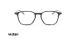 عینک طبی کائوچویی ویستان VISTAN 6095 - مشکی - عکاسی وحدت - زاویه روبرو