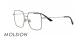 عینک مربعی مولسیون - MJ7089 - رنگ فریم نقره ای - اپتیک وحدت - عکس زاویه سه رخ