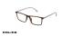 عینک طبی پلیس -POLICE VPL559 - رنگ فریم قهوه ای هاوانا - اپتیک وحدت - عکس زاویه سه رخ