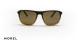 عینک آفتابی ماریوس مورل - سری آزور - بدنه کائوچویی قهوه ای شیشه قهوه ای - عکاسی وحدت - زاویه روبرو