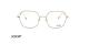 عینک طبی چند ضلعی جوپ - JOOP 83254 -مشکی طلایی - عکاسی وحدت - زاویه روبرو
