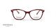  عینک طبی زنانه گربه‌ای آناهیکمن به رنگ قرمز با دسته‌های چرخشی -زاویه روبرو