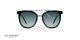 عینک آفتابی مربعی شکل دو پل آناهیکمن - بدنه مشکی نوک مدادی - عکاسی وحدت - زاویه روبرو
