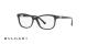 عینک طبی کائوچویی مشکی رنگ بولگاری - زاویه سه رخ