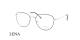 عینک طبی چندضلعی لنا - LENA LE451 - رنگ نقره ای - عکاسی وحدت - عکس سه رخ