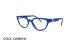 عینک طبی گربه ای دولچه و گابانا - DOLCE & GABBANA DG3358 - با بدنه آبی -زاویه سه‌رخ