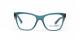 عینک طبی دولچه و گابانا فریم کائوچویی گربه ای بزرگ رنگ آبی لاجوردی شفافا - عکس از زاویه روبرو