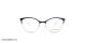 عینک طبی امپریو آرمانی فریم فلزی گربه ای رنگ سرمه ای  - عکاسی وحدت -  عکس از زاویه رو به رو