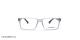 عینک طبی امپریو آرمانی کائوچویی مستطیل رنگ طوسی  - عکاسی وحدت -  عکس از زاویه رو به رو