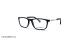 عینک طبی امپریو آرمانی کائوچویی بیضی رنگ سرمه ای  - عکاسی وحدت -  عکس از زاویه سه رخ